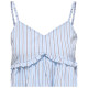 Only Γυναικεία αμάνικη μπλούζα Loris Striped Flowy Top